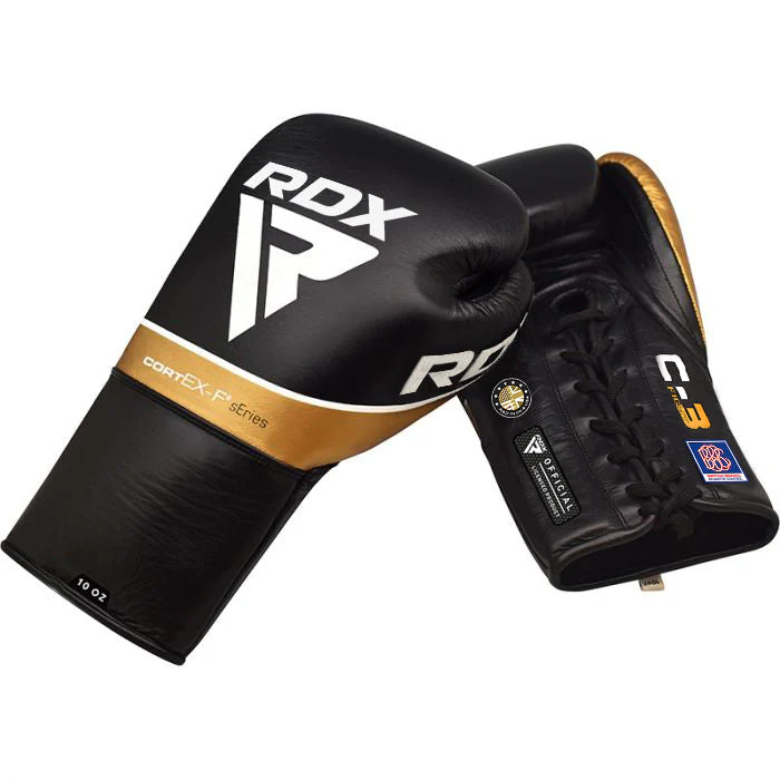 RDX C3 Fight Guantoni da boxe in pelle allacciati BBBOFC/BIBA/WBF/NYAC /NEVADA APPROVED - Image 11