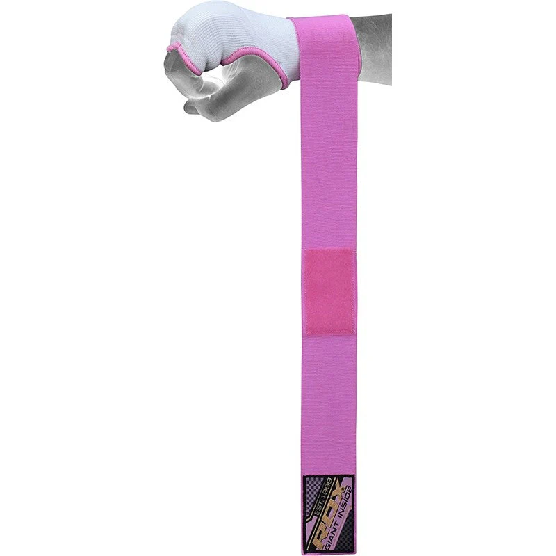 RDX IS da donna Guanti interni con cinturino imbottito in gel Rosa Bianco Certificato OEKO-TEXStandard 100 - Image 7