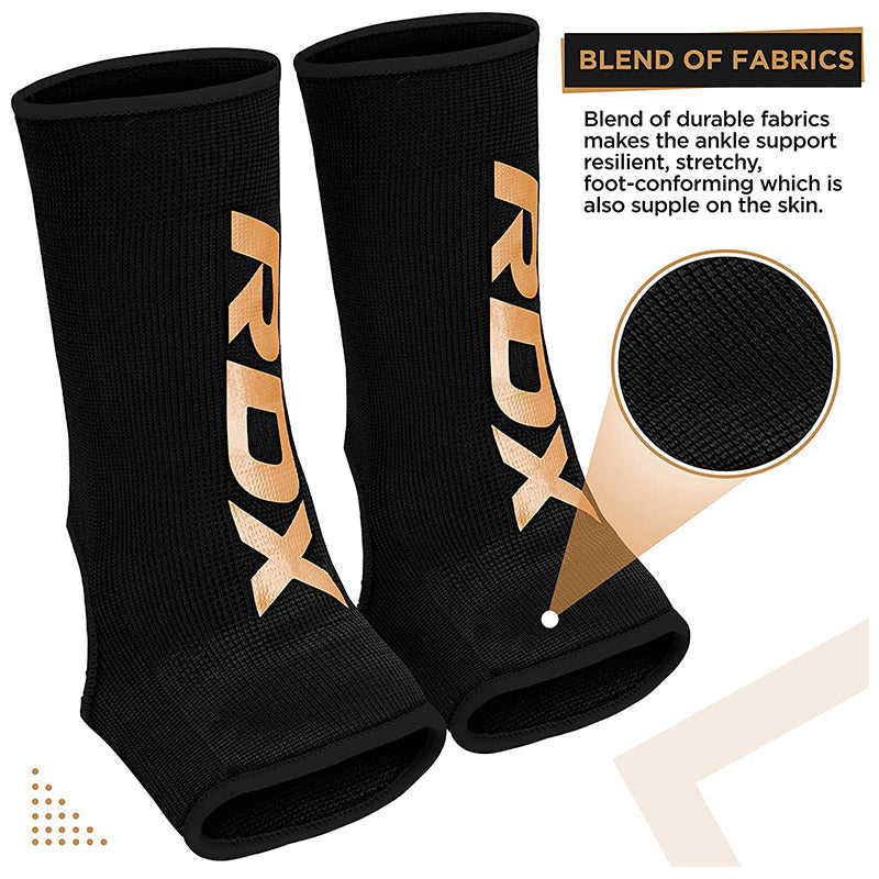 RDX AB Nero Supporto caviglia Protezione distorsione Manicotto di compressione Certificato OEKO-TEXStandard 100 - Image 7