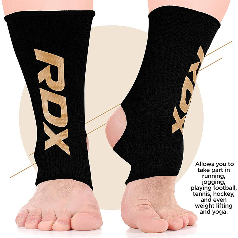 RDX AB Nero Supporto caviglia Protezione distorsione Manicotto di compressione Certificato OEKO-TEXStandard 100 - Image 8