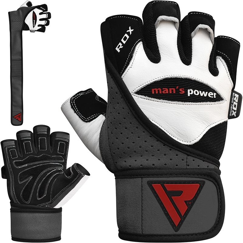RDX L1 Guanti Da Palestra In Pelle Per Bodybuilding - Image 12