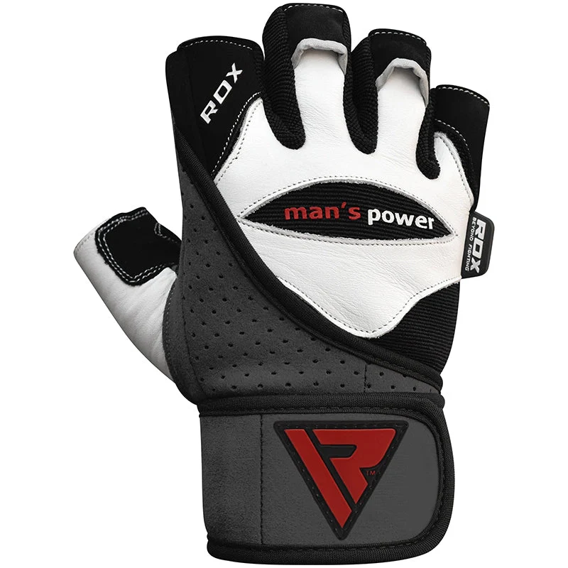 RDX L1 Guanti Da Palestra In Pelle Per Bodybuilding - Image 4
