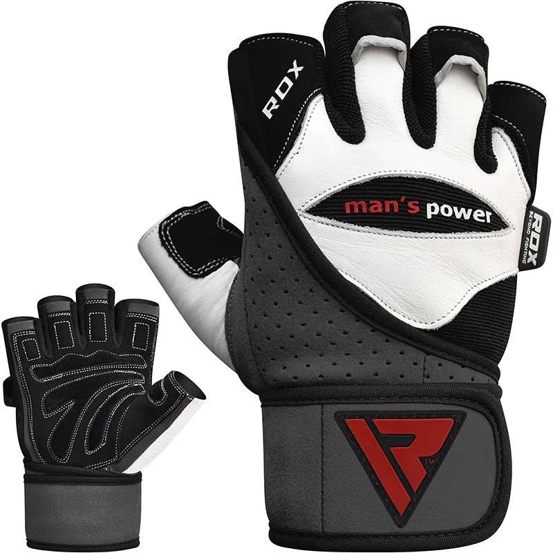 RDX L1 Guanti Da Palestra In Pelle Per Bodybuilding - Image 8