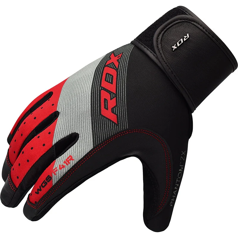 Guanti da palestra RDX F41 a dita intere con cinturino di sostegno per il polso, per sollevamento pesi pesanti - Image 7