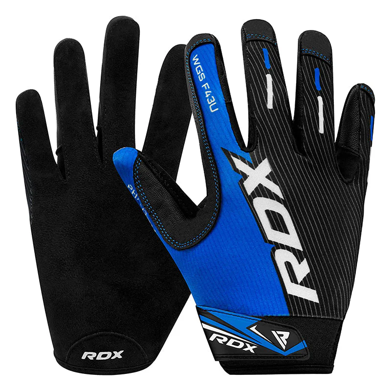 Guanti da palestra RDX F43 a dita intere per sollevamento pesi
