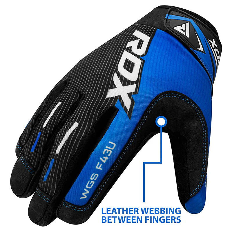 Guanti da palestra RDX F43 a dita intere per sollevamento pesi - Image 4