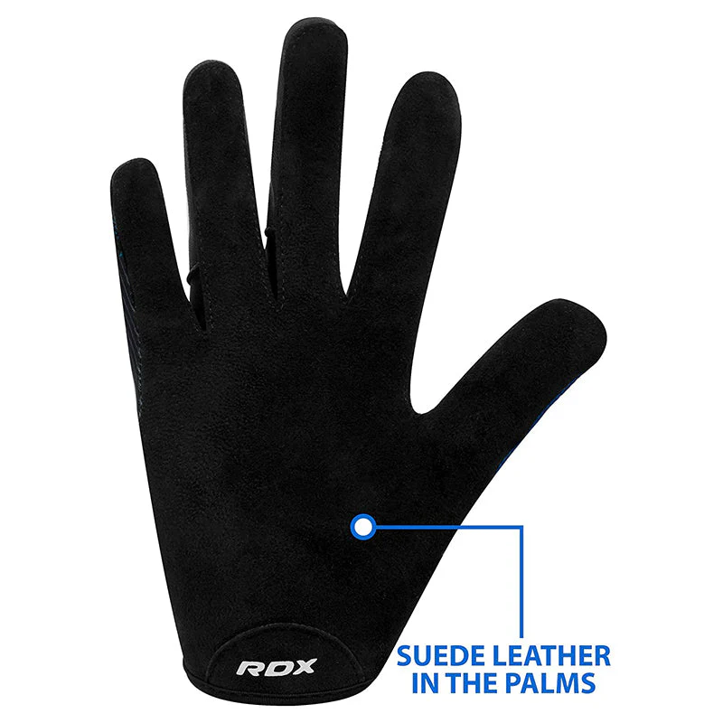 Guanti da palestra RDX F43 a dita intere per sollevamento pesi - Image 6