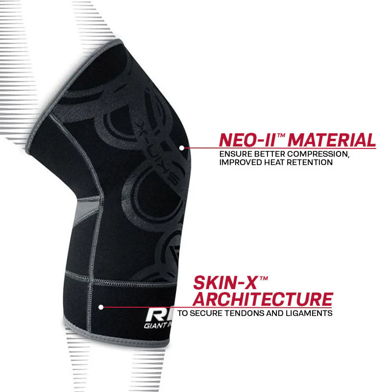 RDX K1 Manicotto Di Sostegno Per Il Ginocchio Pelle X - Image 5