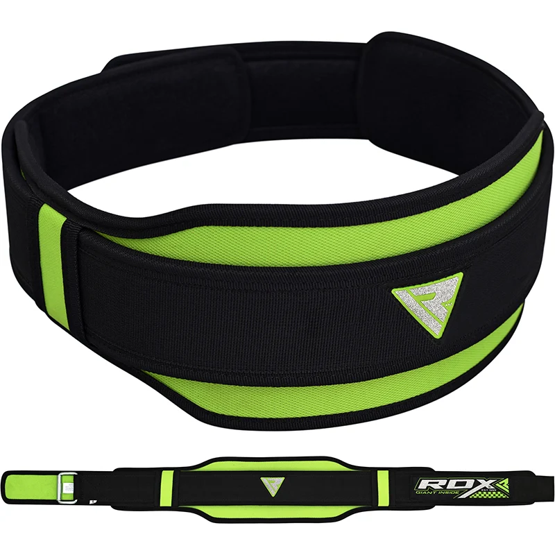 RDX 8D Cintura In Nylon Per Il Sollevamento Pesi - Image 4