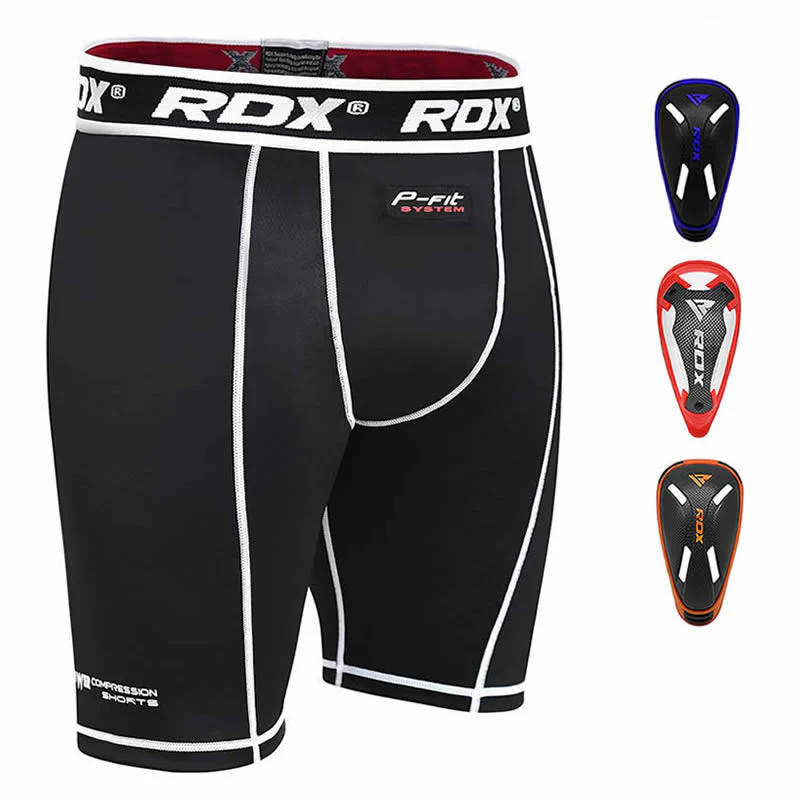 RDX X14 Pantaloncini A Compressione Con Guardia Inguine