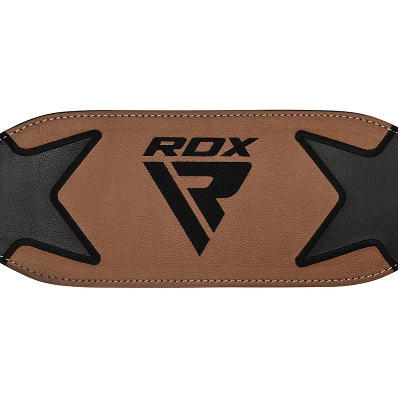 RDX 6 Pollici In Pelle Per Il Sollevamento Pesi Cintura Da Palestra - Image 5