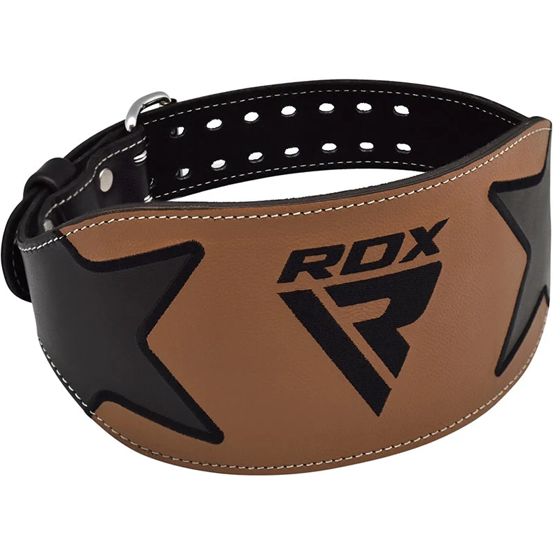 RDX 6 Pollici In Pelle Per Il Sollevamento Pesi Cintura Da Palestra - Image 6