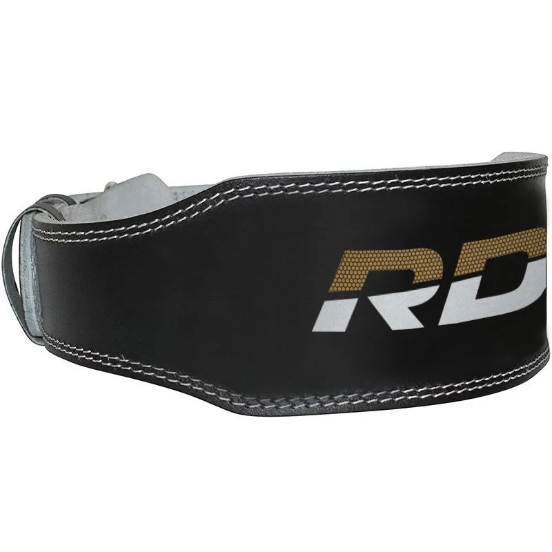 RDX CINTURA DA 4 POLLICI IN PELLE IMBOTTITA PER IL SOLLEVAMENTO PESI - Image 5