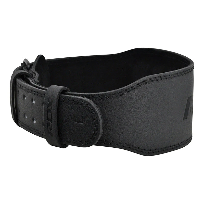 RDX CINTURA DA 4 POLLICI IN PELLE IMBOTTITA PER IL SOLLEVAMENTO PESI - Image 7