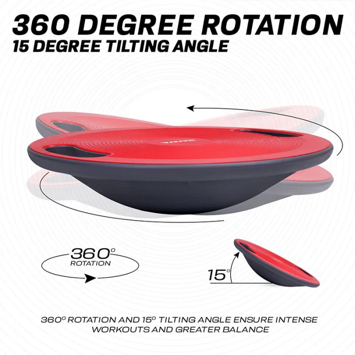 RDX S1 Balance Board con Maniglie - Image 2