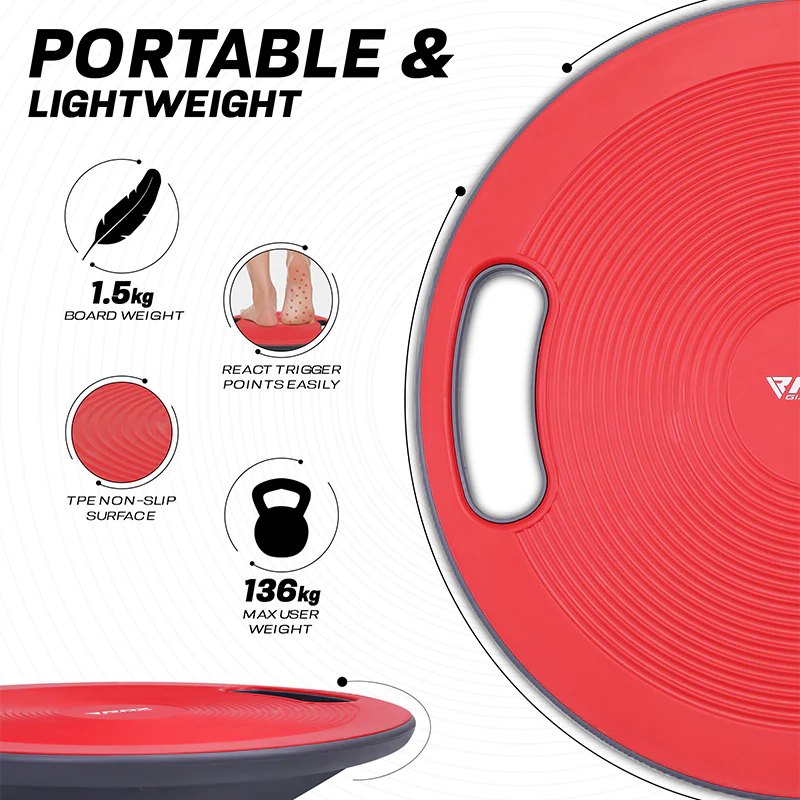 RDX S1 Balance Board con Maniglie - Image 9