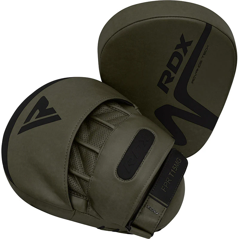 RDX T15 Nero Cuscinetti da Boxe Verde Opaco - Image 5