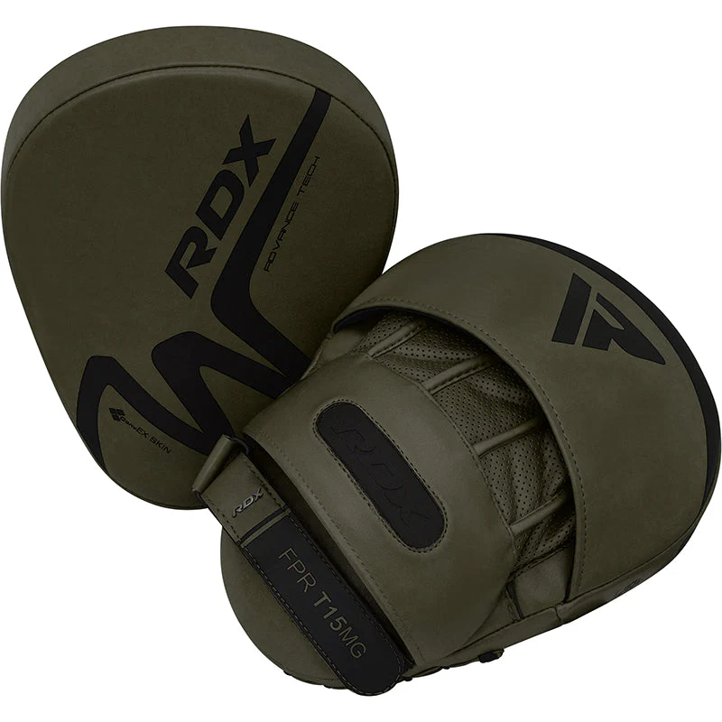 RDX T15 Nero Cuscinetti da Boxe Verde Opaco - Image 8