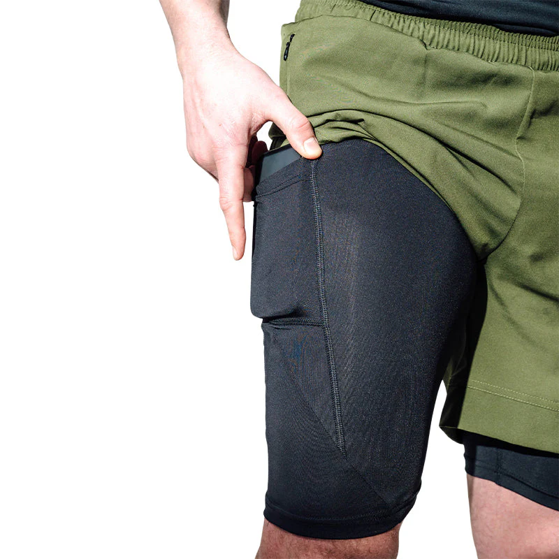 T16 Pantaloncini da MMA a compressione 2 in 1  - Image 10