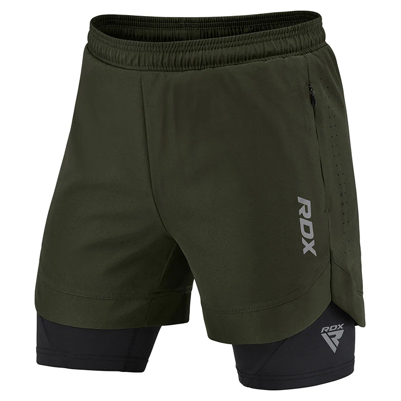 T16 Pantaloncini da MMA a compressione 2 in 1  - Image 26