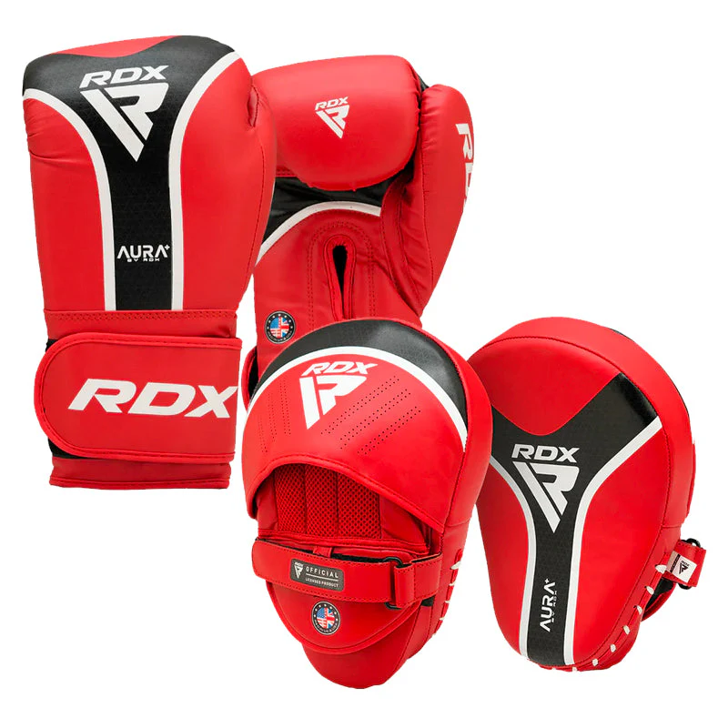 Guantoni da boxe RDX T17 Aura Plus con set di protezioni - Image 2