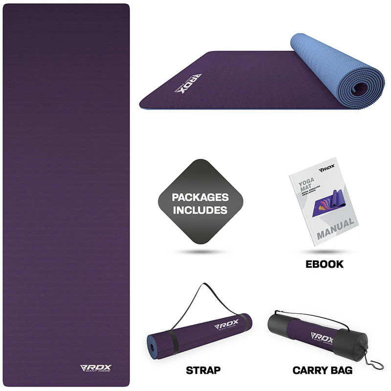 RDX UM 6mm TPE Gomma Yoga Mat - Image 2