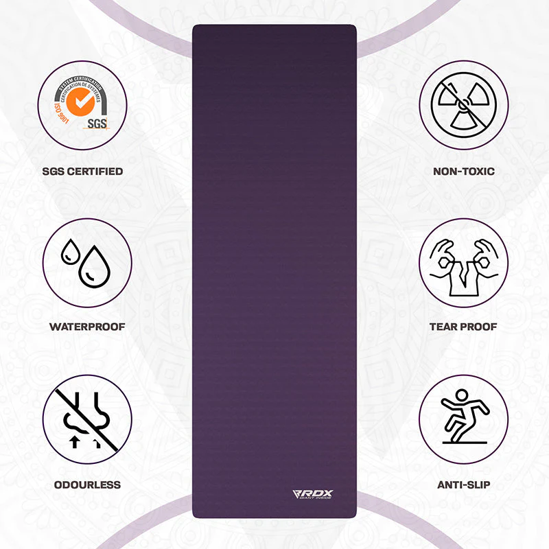 RDX UM 6mm TPE Gomma Yoga Mat - Image 4