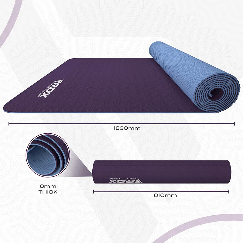 RDX UM 6mm TPE Gomma Yoga Mat - Image 7