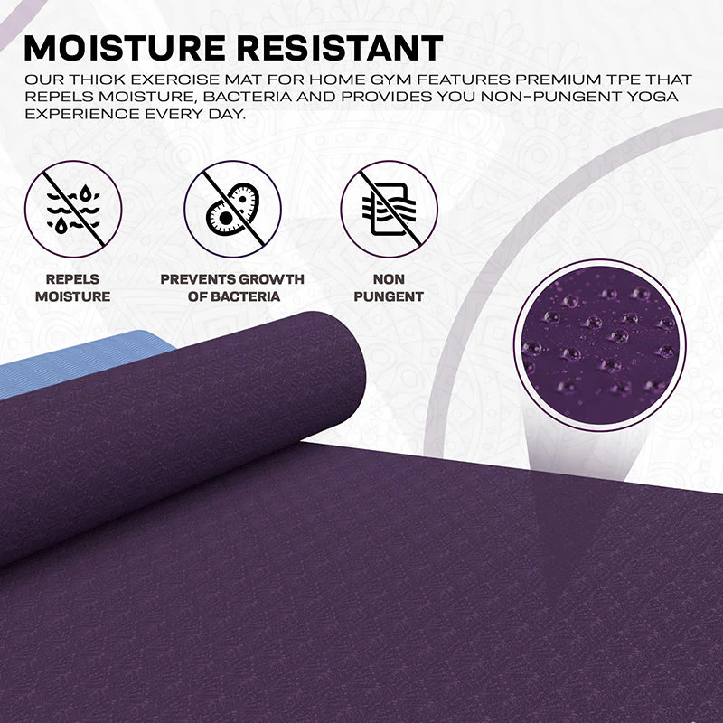 RDX UM 6mm TPE Gomma Yoga Mat - Image 8