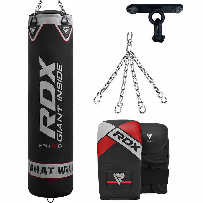 RDX X1 Sacco da Boxe con Guanti e Gancio a Soffitto