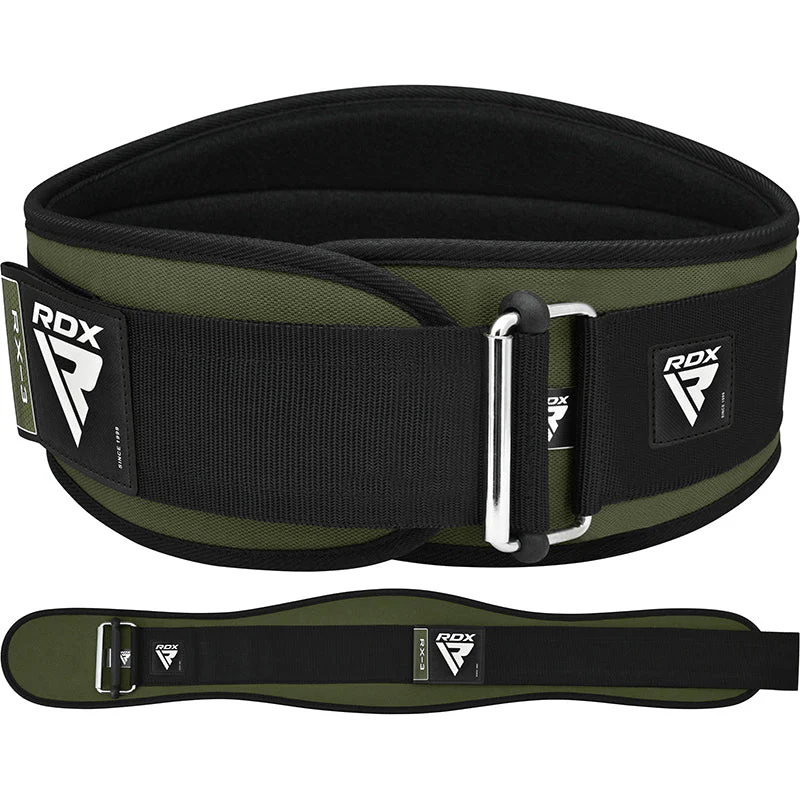 RDX X3 6 POLLICI CINTURA DA PALESTRA PER SOLLEVAMENTO PESI