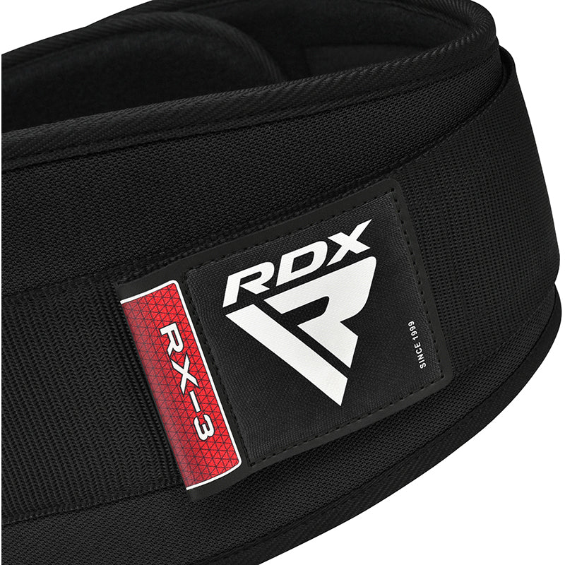 RDX X3 6 POLLICI CINTURA DA PALESTRA PER SOLLEVAMENTO PESI - Image 25