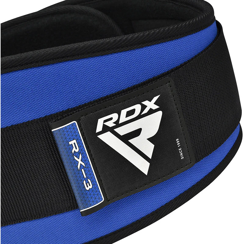 RDX X3 6 POLLICI CINTURA DA PALESTRA PER SOLLEVAMENTO PESI - Image 30