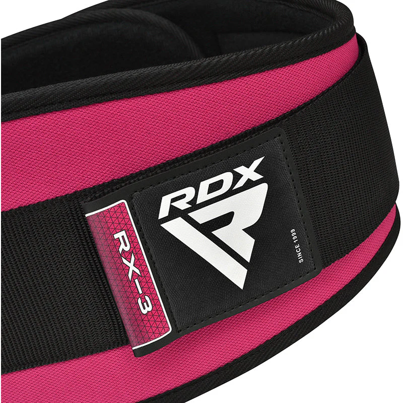 RDX X3 6 POLLICI CINTURA DA PALESTRA PER SOLLEVAMENTO PESI per le Donne - Image 6