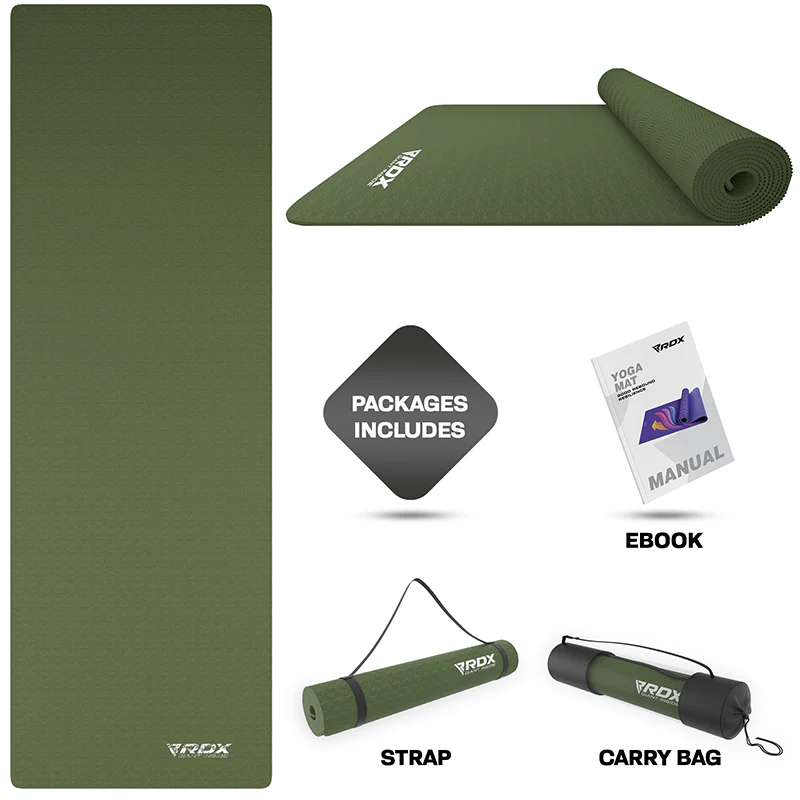 RDX YM 6mm TPE Gomma Yoga Mat - Image 14