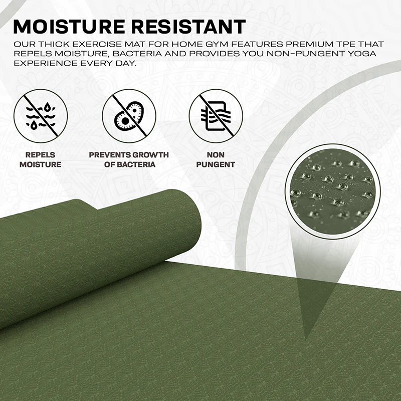RDX YM 6mm TPE Gomma Yoga Mat - Image 21