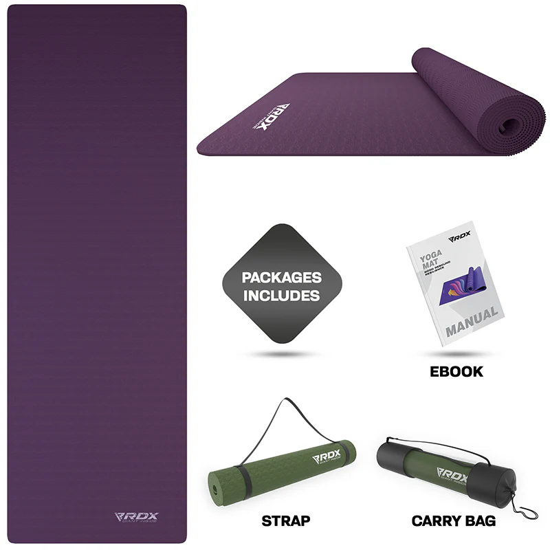 RDX YM 6mm TPE Gomma Yoga Mat - Image 23