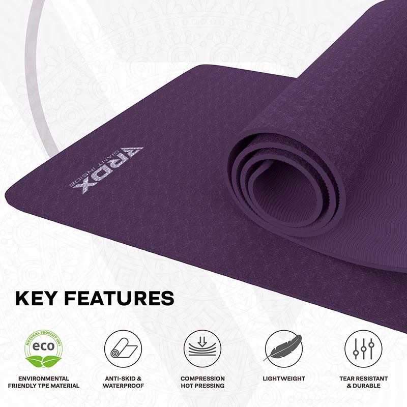 RDX YM 6mm TPE Gomma Yoga Mat - Image 27
