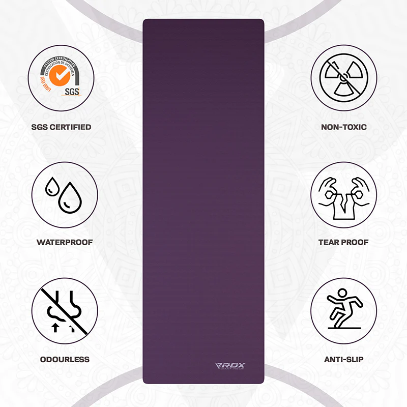 RDX YM 6mm TPE Gomma Yoga Mat - Image 29