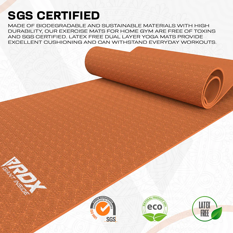 RDX YM 6mm TPE Gomma Yoga Mat - Image 33