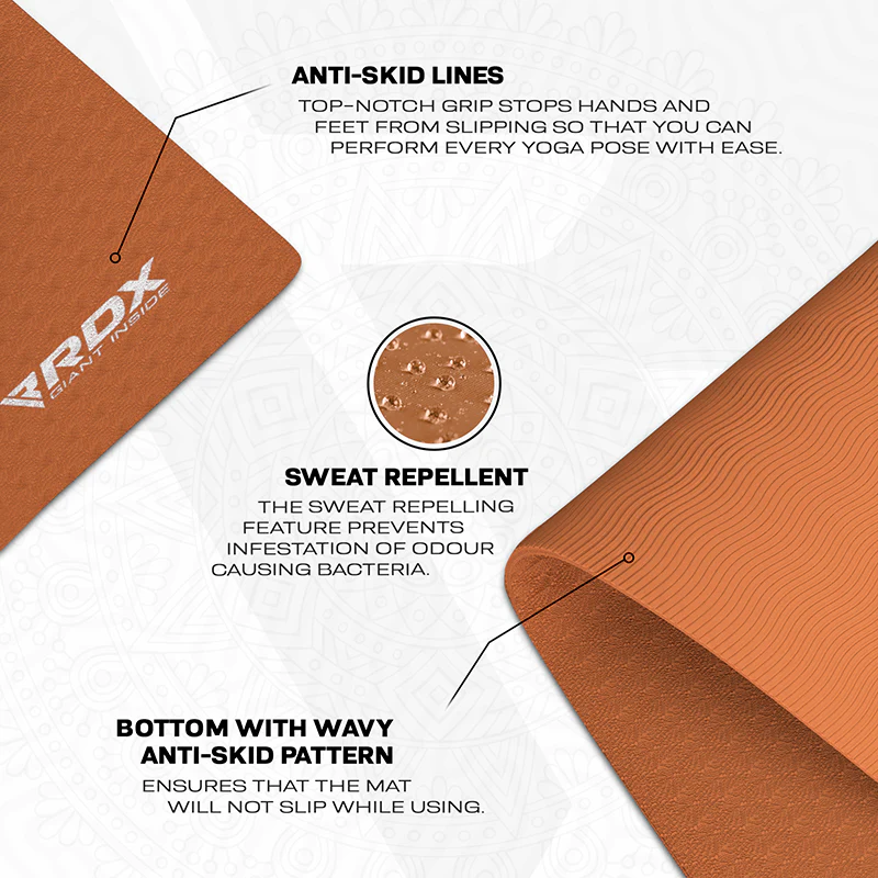 RDX YM 6mm TPE Gomma Yoga Mat - Image 34
