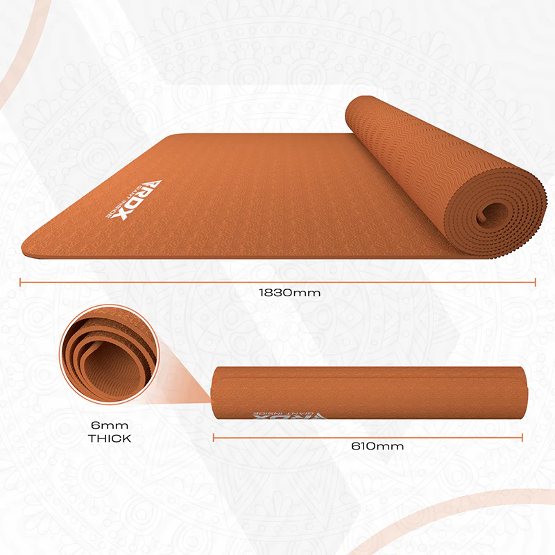 RDX YM 6mm TPE Gomma Yoga Mat - Image 37