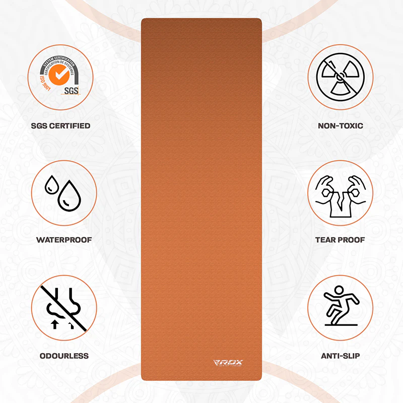 RDX YM 6mm TPE Gomma Yoga Mat - Image 38