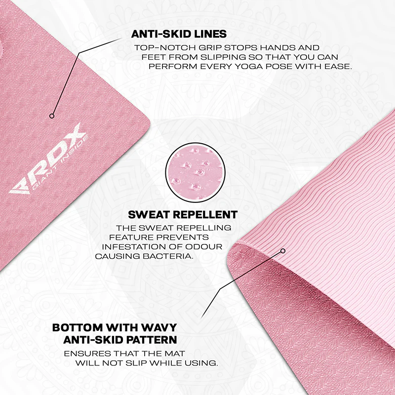 RDX YM 6mm TPE Gomma Yoga Mat - Image 43