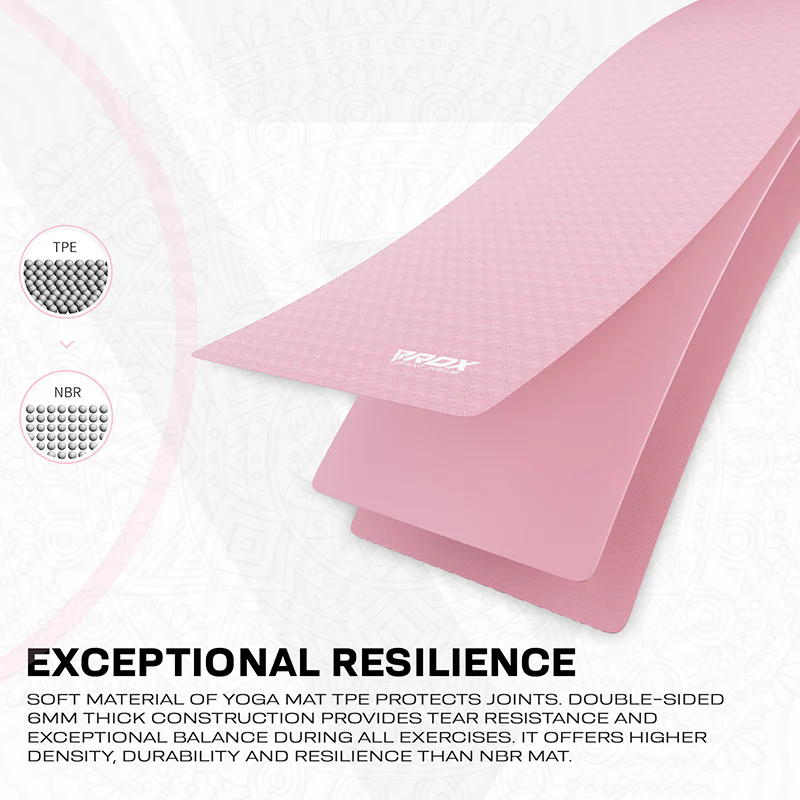RDX YM 6mm TPE Gomma Yoga Mat - Image 44