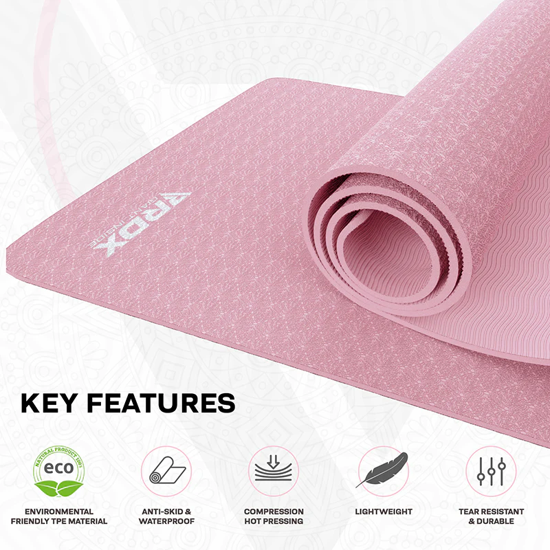 RDX YM 6mm TPE Gomma Yoga Mat - Image 45
