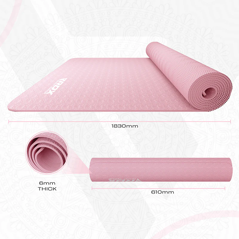 RDX YM 6mm TPE Gomma Yoga Mat - Image 46