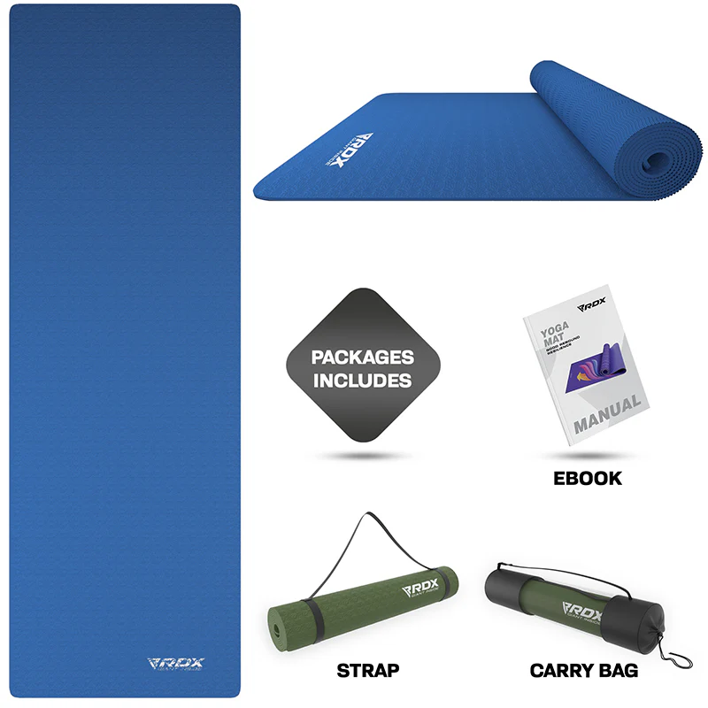 RDX YM 6mm TPE Gomma Yoga Mat - Image 5
