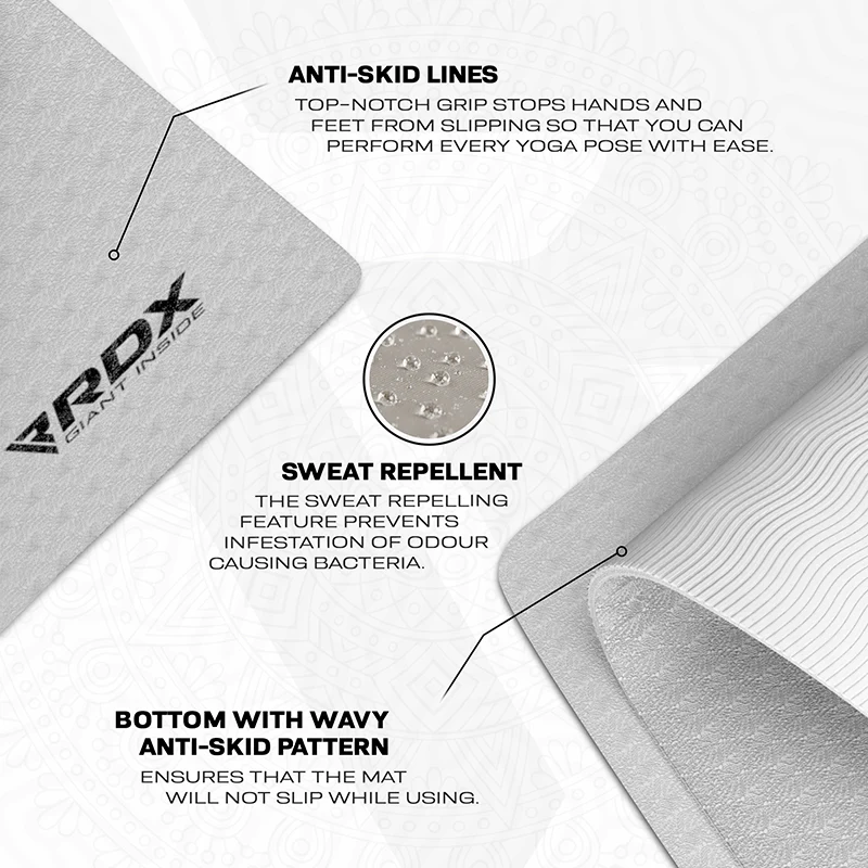 RDX YM 6mm TPE Gomma Yoga Mat - Image 52
