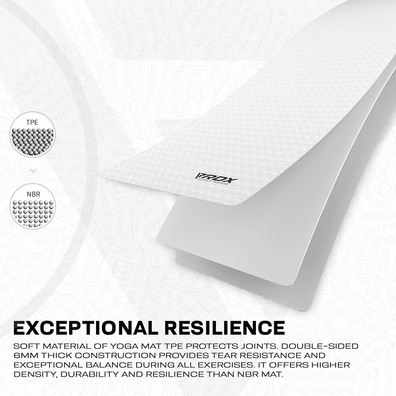 RDX YM 6mm TPE Gomma Yoga Mat - Image 53
